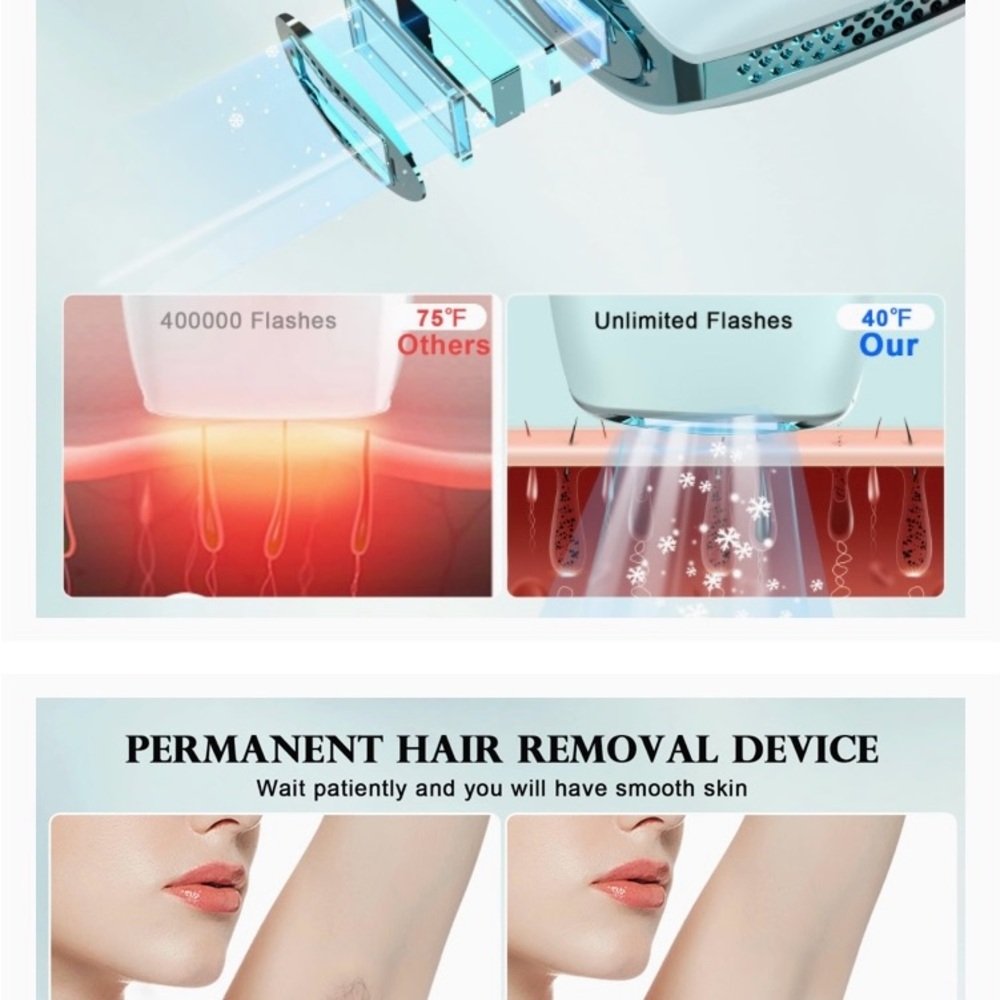 NWT DEESS Laser Hair Removal for Women and Men - Picture 6 of 8
